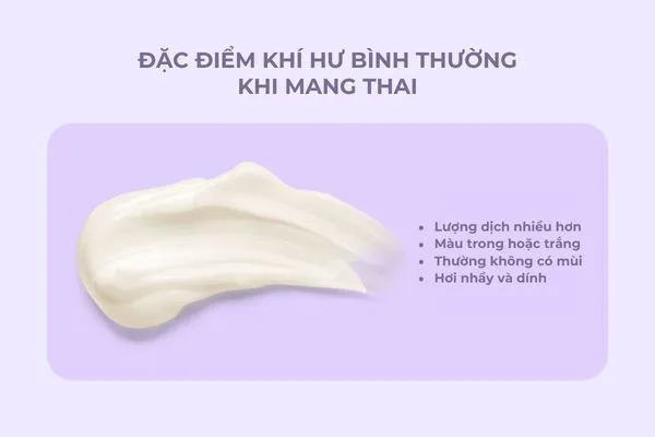 Khí hư khỏe mạnh thường không thay đổi về màu và mùi