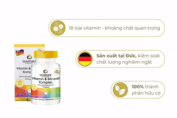 Vitamin Mineral Komplex H/100v Warnke Vitamin Và Khoáng Chất