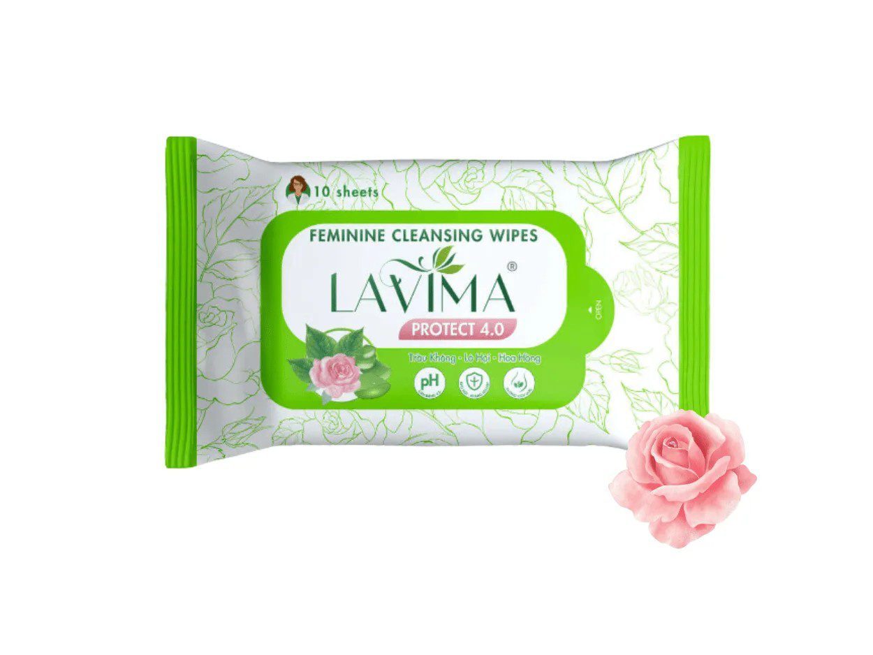 Khăn ướt phụ khoa Protect 4.0 Lavima