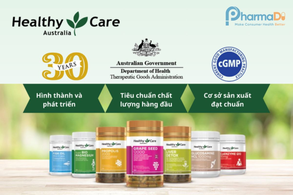 Healthy Care – Thương Hiệu Chăm Sóc Sức Khỏe Tự Nhiên Hàng đầu Từ Úc