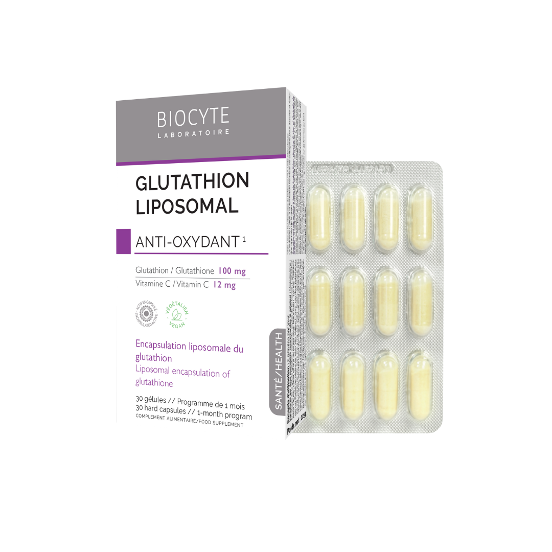 Glutathion Liposomal H/30v BIOCYTE Glutathione vi bao Chống Oxy Hóa, Sáng Da, Trị Nám