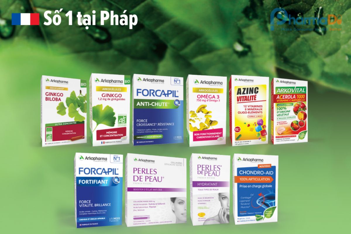 Arkopharma Thực Phẩm Chức Năng Thảo Dược Hàng đầu Tại Pháp Và Châu Âu