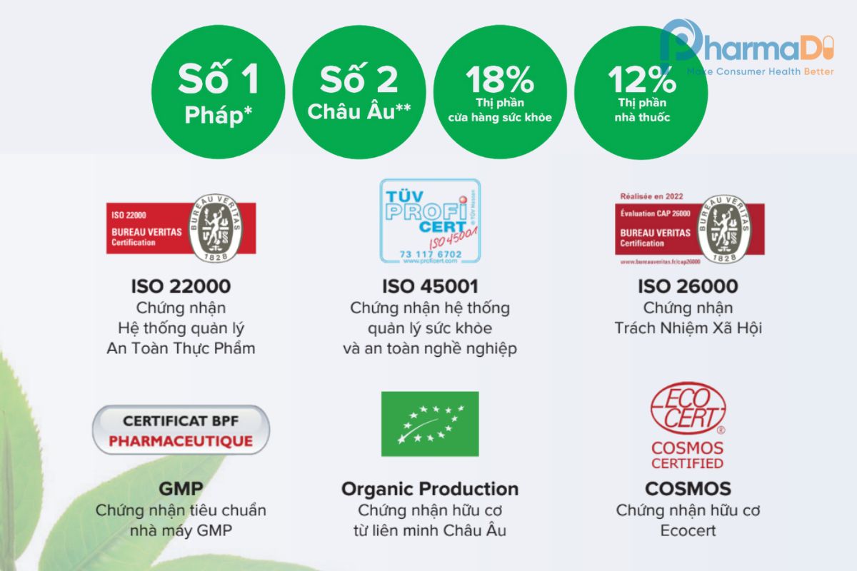Arkopharma Thực Phẩm Chức Năng Thảo Dược Hàng đầu Tại Pháp Và Châu Âu