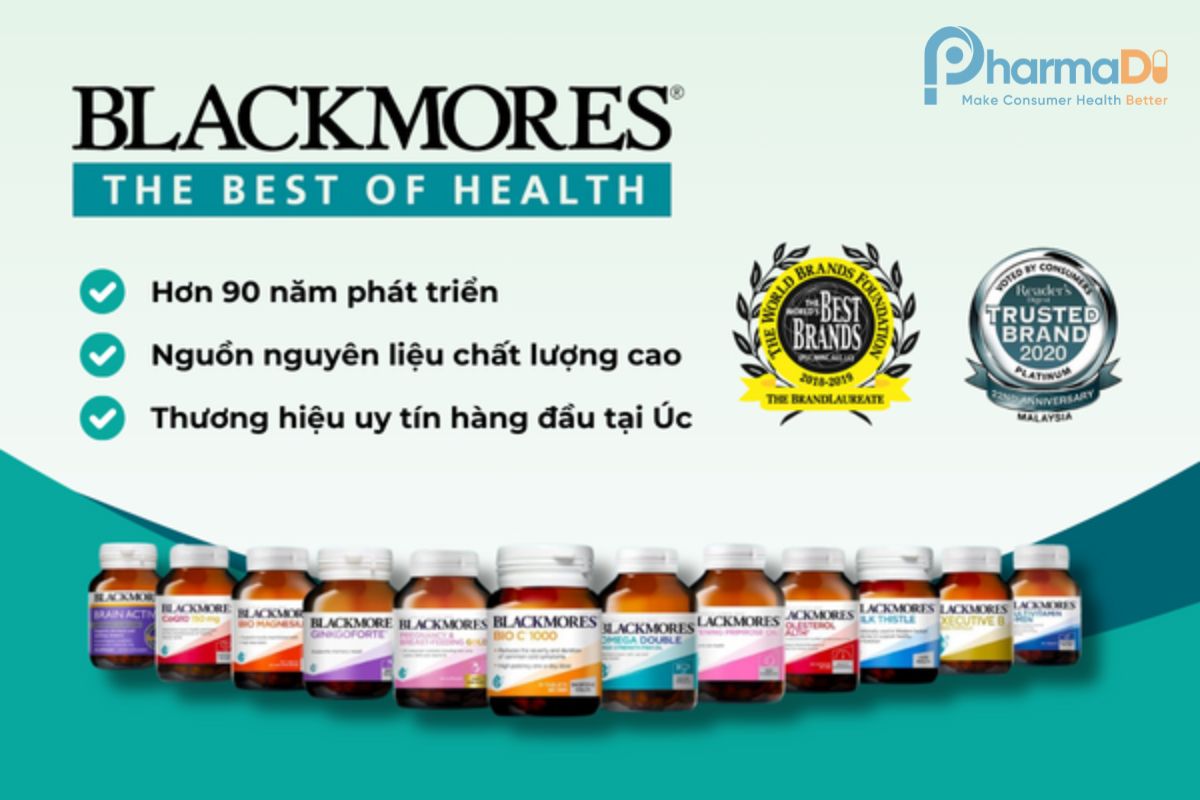 Blackmores Thương Hiệu Vitamin Và Thực Phẩm Chức Năng Số 1 Tại Úc
