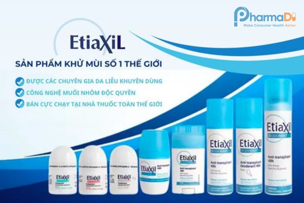 Etiaxil Thương Hiệu Dược Mỹ Phẩm Khử Mùi Hằng Ngày Số 1 Tại Pháp