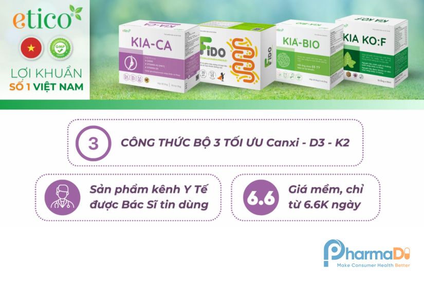 Etico Thương Hiệu Thực Phẩm Bảo Vệ Sức Khoẻ Chất Lượng Cao