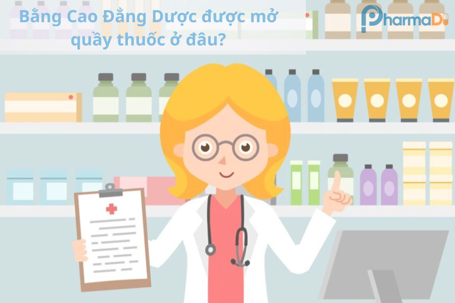Người có bằng Cao đẳng Dược được mở quầy thuốc ở đâu?