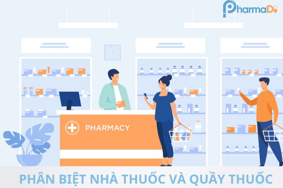 Phân biệt quầy thuốc và nhà thuốc Tây