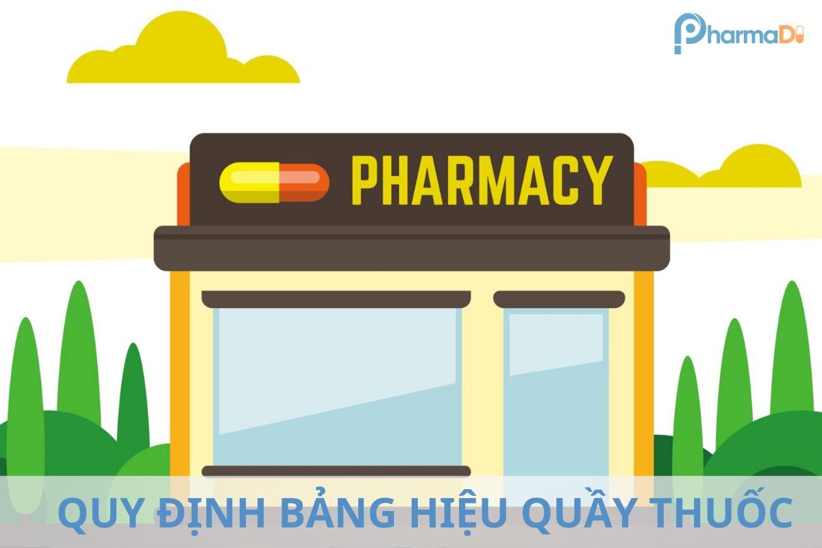 quy định bảng hiệu quầy thuốc