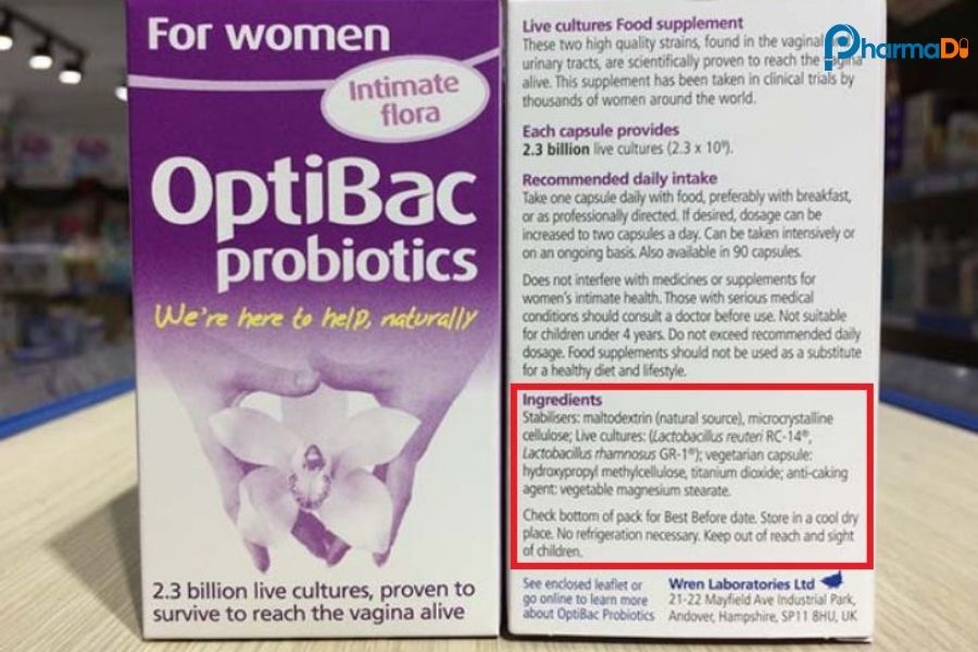 Cách nhận biết Optibac hàng thật qua bao bì