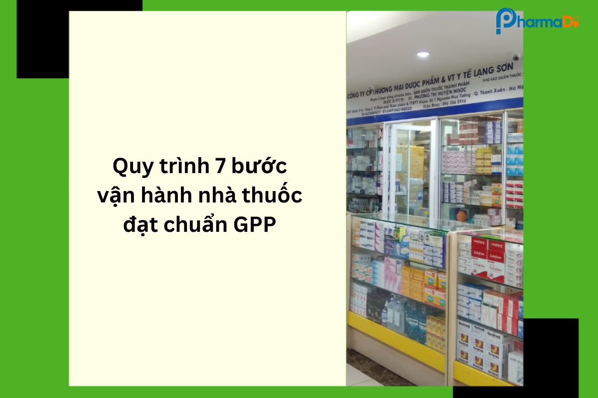 Quy trình 7 bước vận hành nhà thuốc đạt chuẩn GPP