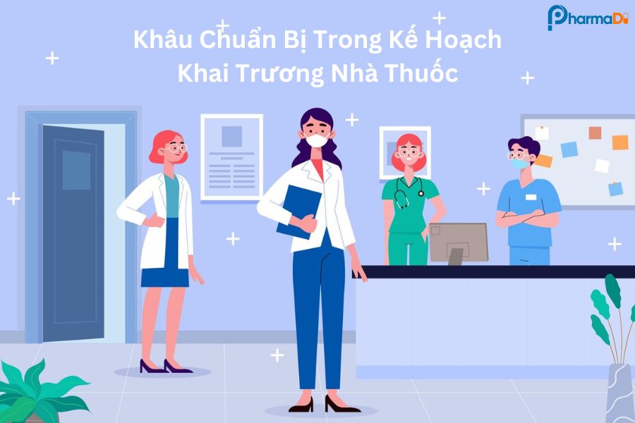 Khâu chuẩn bị trong kế hoạch khai trương nhà thuốc