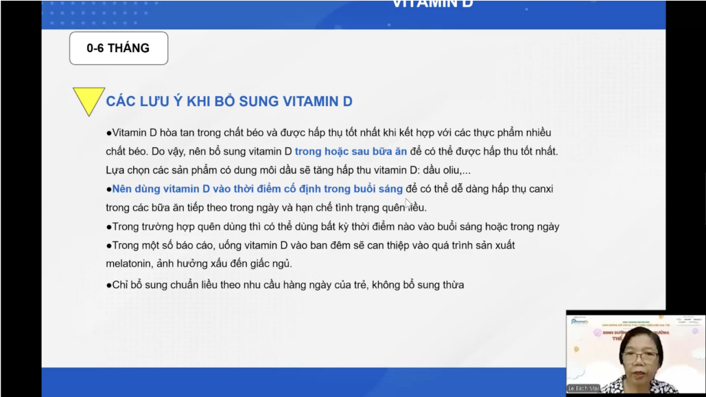 lưu ý khi bổ sung vitamin D cho trẻ