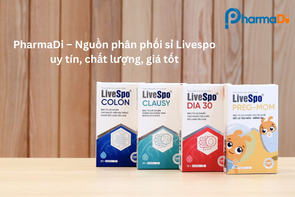 PharmaDi – Nguồn phân phối sỉ Livespo uy tín, chất lượng, giá tốt
