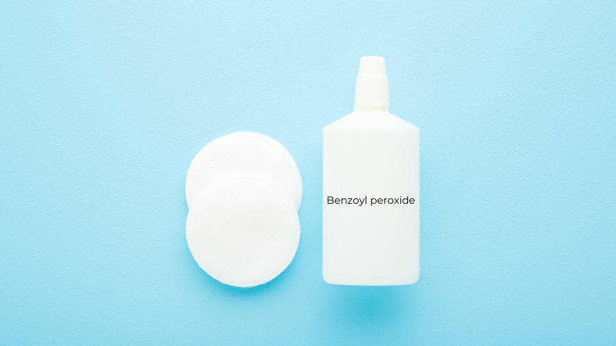 Benzoyl peroxide là một hoạt chất thường được sử dụng trong điều trị mụn trứng cá