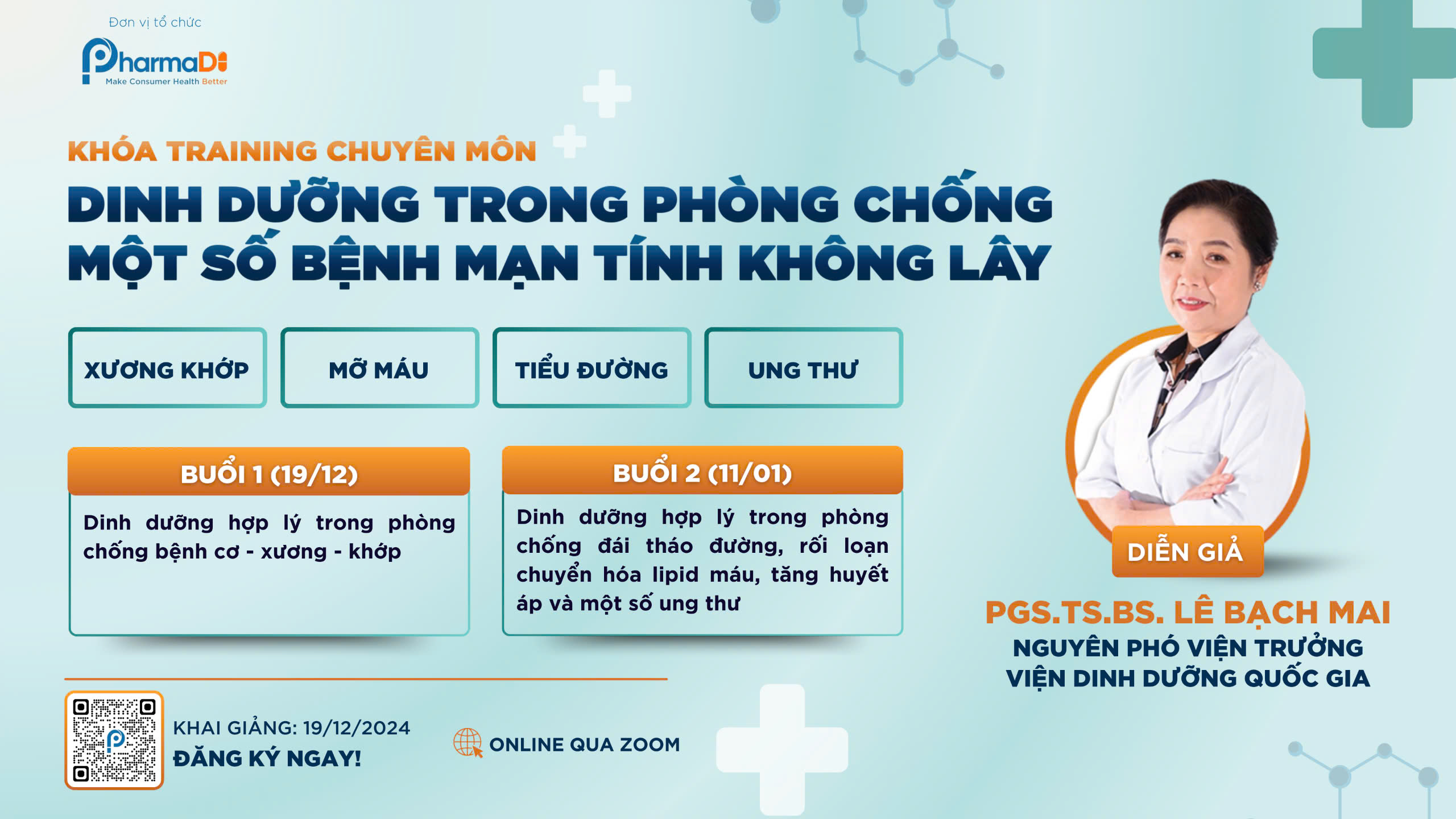 Recap buổi Training “Dinh dưỡng hợp lý trong phòng chống bệnh cơ xương khớp ”