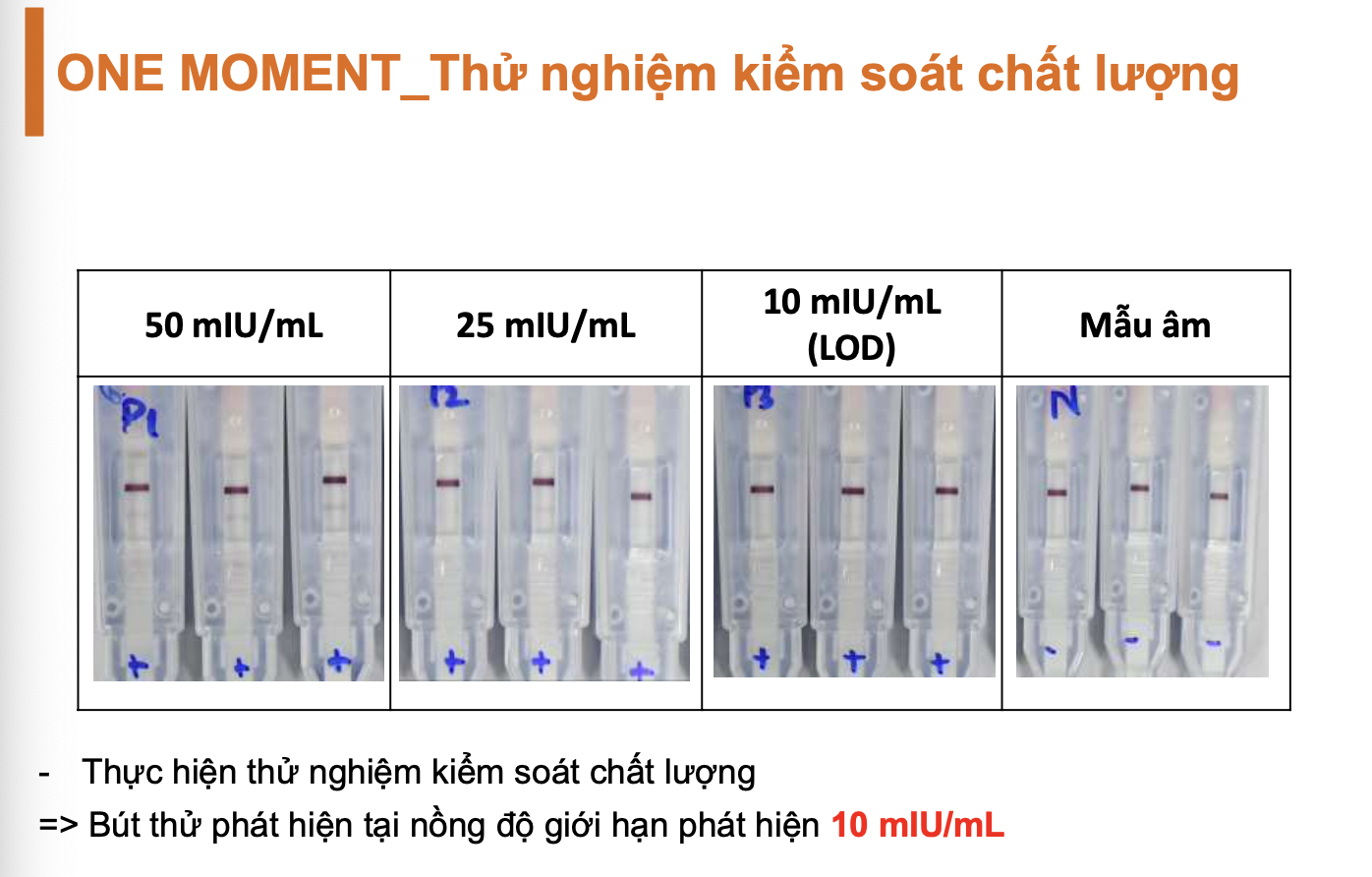 Bút thử thai One Moment H/2 cái DIAGNOSIS F (DFU) giúp phát hiện mang thai