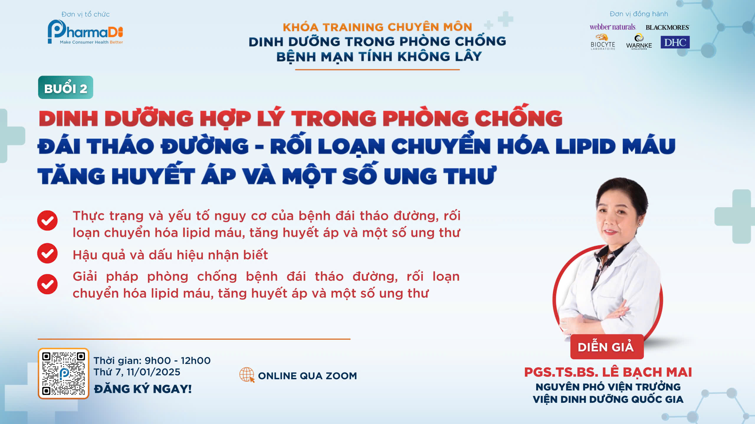 Recap buổi Training “Dinh dưỡng hợp lý trong phòng chống bệnh tăng huyết áp, đái tháo đường và một số ung thư”