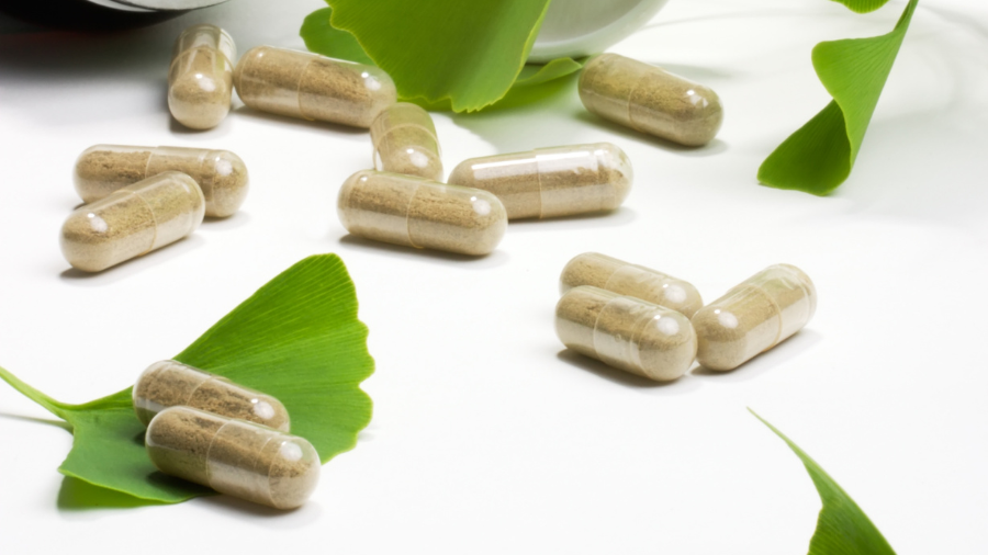 Các thành phần quý giá nhất trong lá bạch quả (Ginkgo biloba) là flavonoid và terpenoid