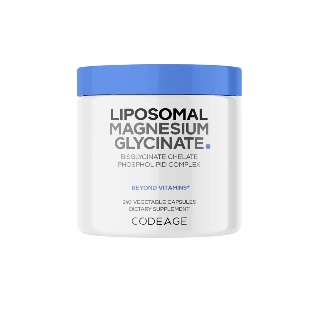 Liposomal Magnesium Glycinate H/240v CODEAGE hỗ trợ cơ bắp, giấc ngủ