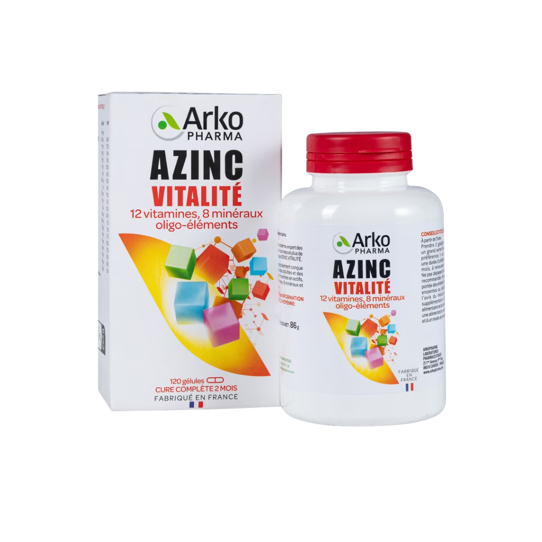 Azinc Vitalite H/120V ARKOPHARMA Bổ Sung Vitamin và Khoáng chất cho thanh thiếu niên và người lớn