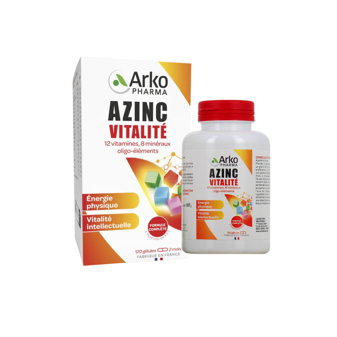 Azinc Vitalite H/120V ARKOPHARMA Bổ Sung Vitamin và Khoáng chất cho thanh thiếu niên và người lớn