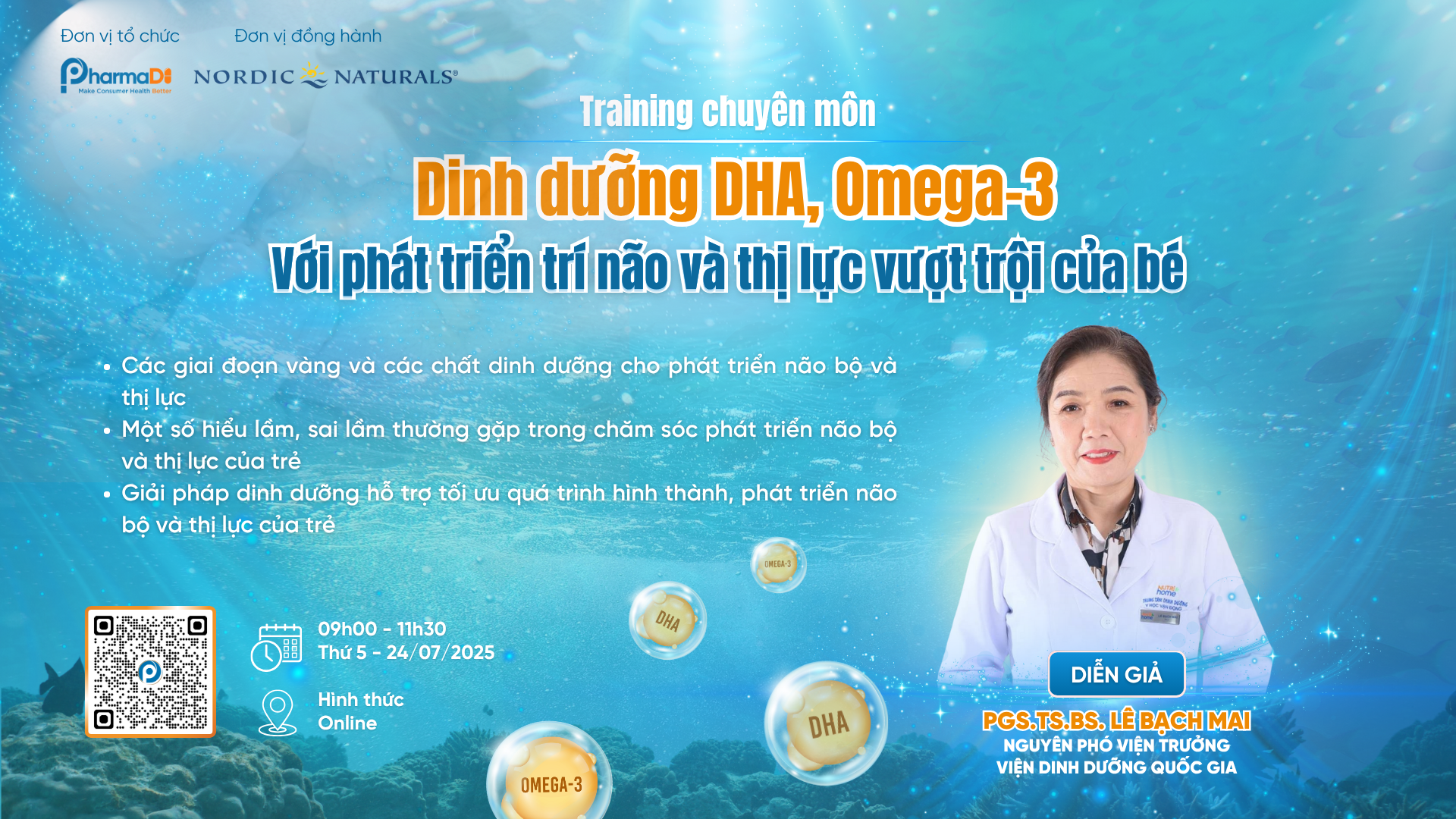 Recap buổi training “Dinh dưỡng DHA, Omega-3 với phát triển trí não và thị lực vượt trội của bé”
