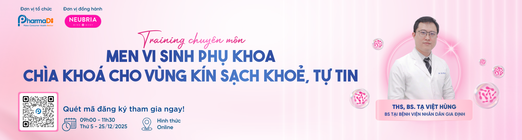 ĐĂNG KÝ WEBINAR CHUYÊN MÔN PHỤ KHOA T12