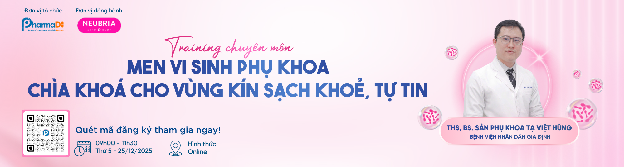 ĐĂNG KÝ WEBINAR CHUYÊN MÔN PHỤ KHOA T12