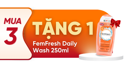 T1/2026_ Mua 3 Optibac tím 90v, tặng 1 Femfresh Cam 250ml (size lớn)