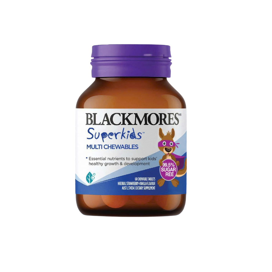 Super Kids Multi Chewable L/60V BLACKMORES Bổ Sung Vitamin Và Khoáng Chất Cho Trẻ