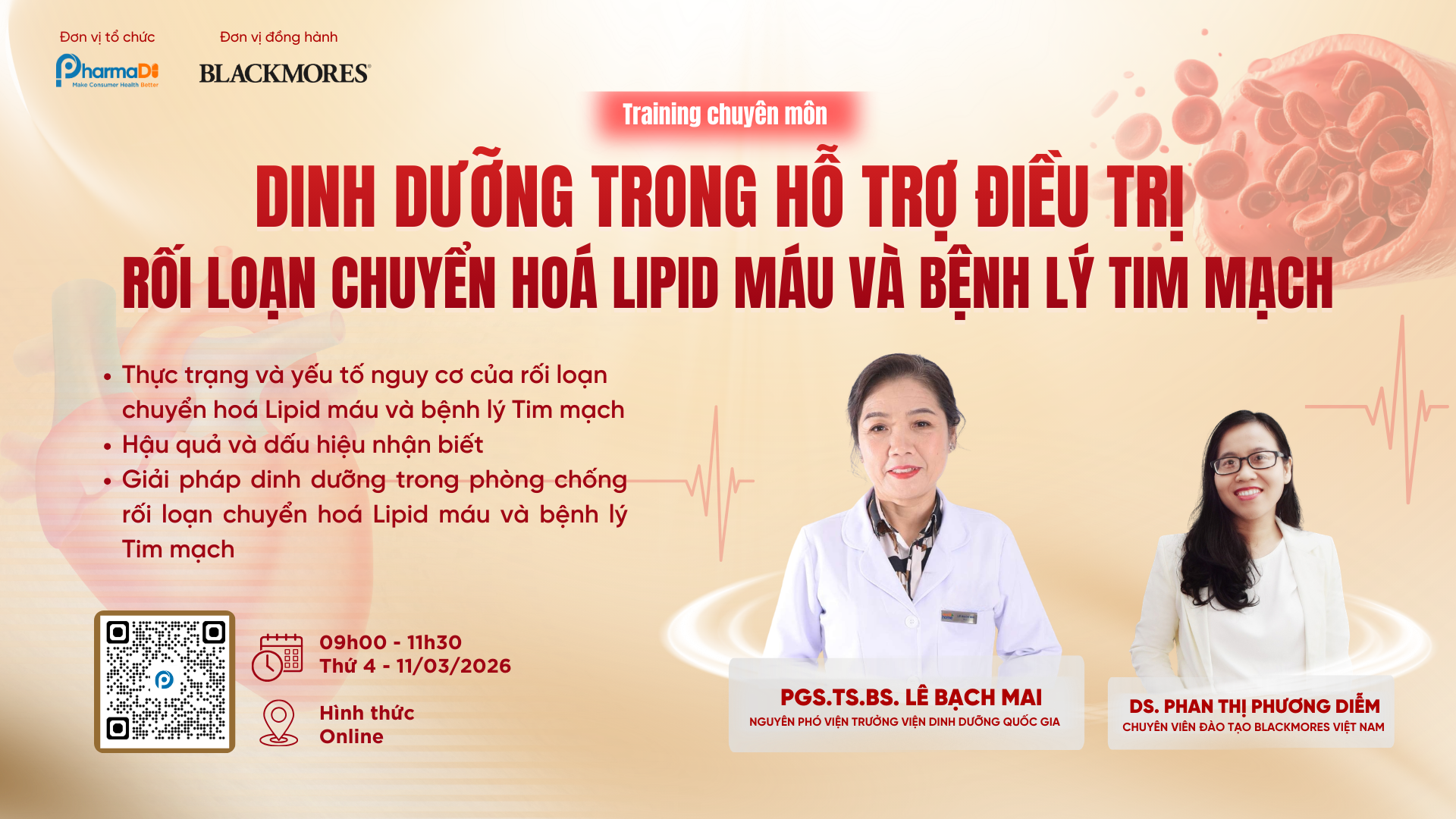 Recap: Dinh dưỡng trong hỗ trợ điều trị rối loạn chuyển hoá lipid máu và bệnh lý tim mạch