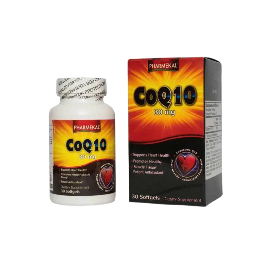 CoQ10 30mg L/30V PHARMEKAL Hỗ trợ sức khỏe tim mạch