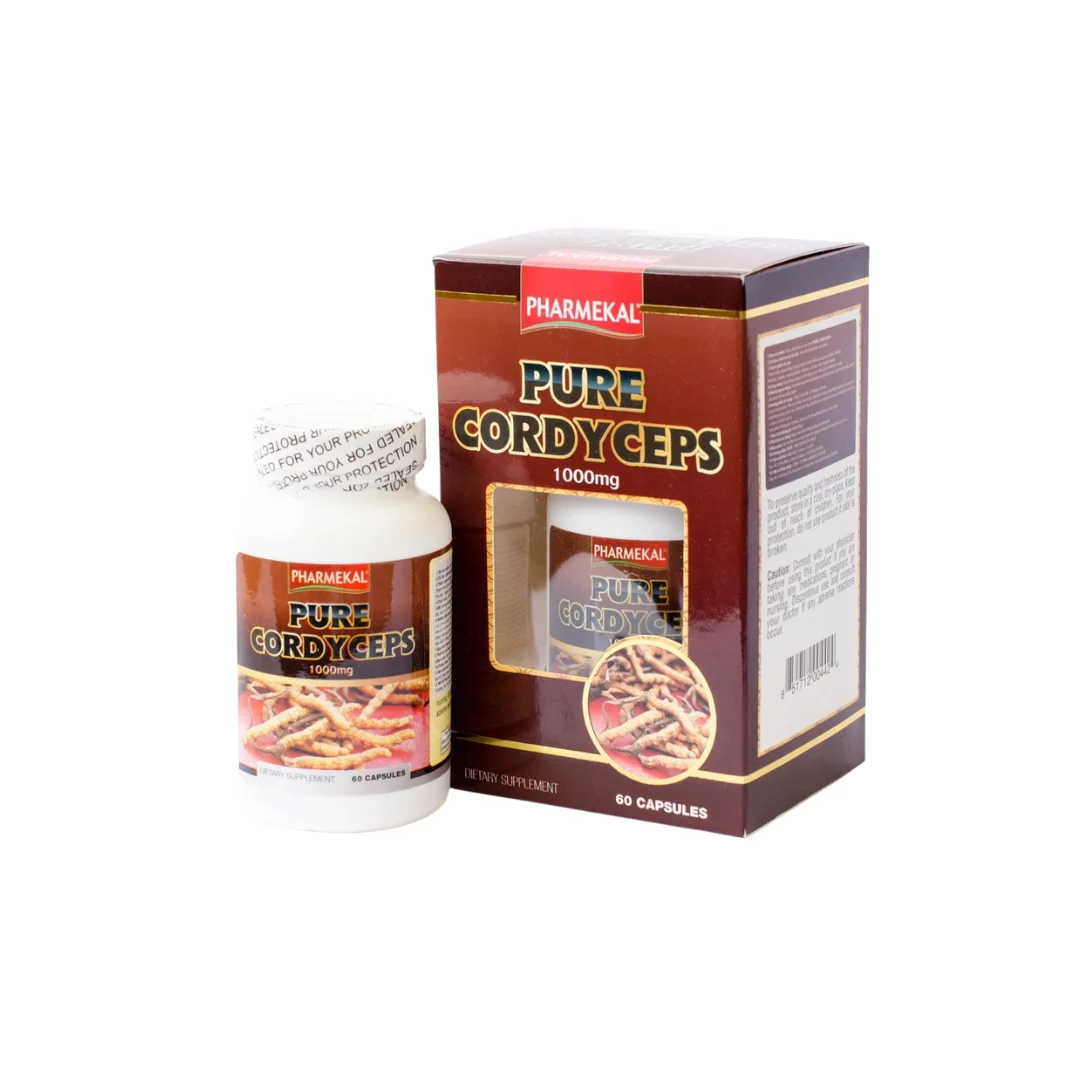 Pure Cordyceps L/60V PHARMEKAL Đông trùng hạ thảo