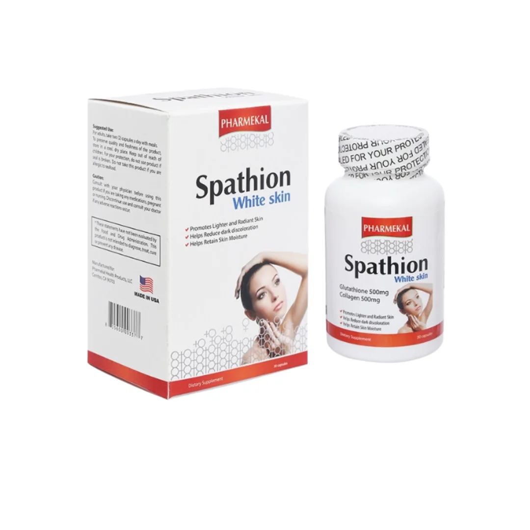 Spathion L/30V PHARMEKAL Glutathione và collagen hỗ trợ sáng da, ngừa lão hóa